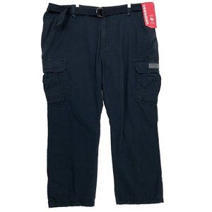 Union Bay NWT Cargo Pants Mens Size 48 x 30 Blue Straight Leg NEW  Manual Measur